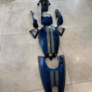 Superior Blue Tin Set for Sale