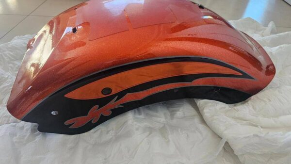 New Harley Davidson Breakout CVO Rear Fender in Orange - Image 3