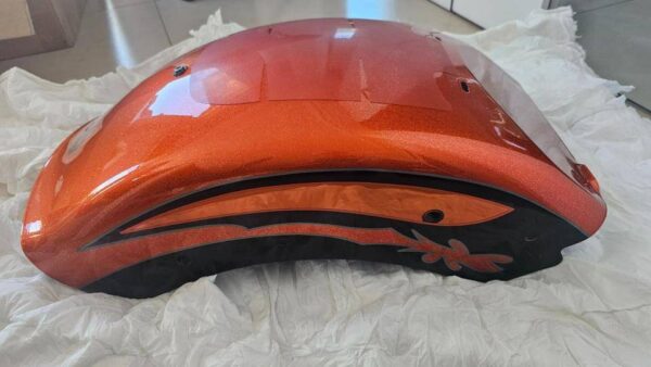 New Harley Davidson Breakout CVO Rear Fender in Orange - Image 4