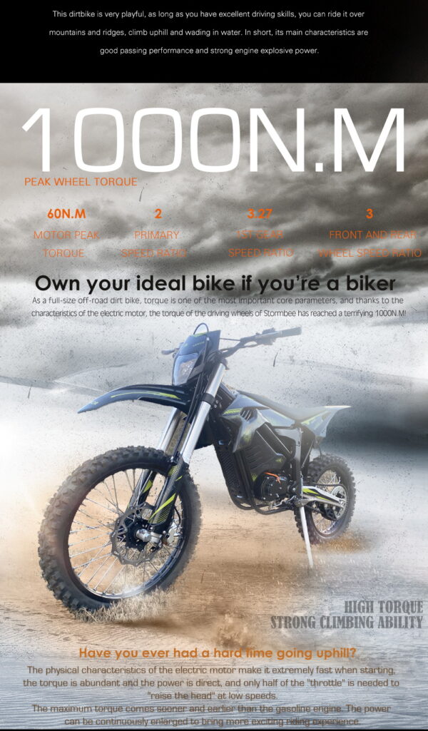 Admit Jet Electric Dirt Bike - Image 7